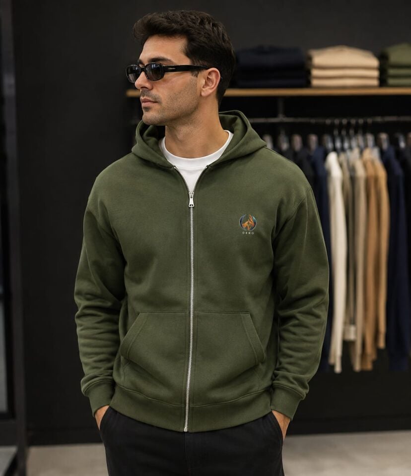 QUERO 3 İplik Çift Bükümlü %100 Pamuklu Sweatshirt